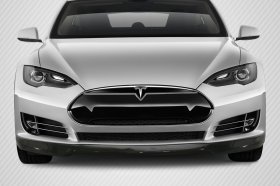 Carbon Creations Tesla Model S Utech Carbon Fiber Front Lip 2012 - 2016.5