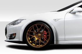 Extreme Dimensions Tesla Model S Duraflex RVS Front Fender Flares 2012 - 2023