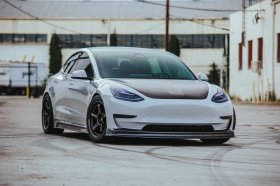 SEIBON Tesla Model 3 Carbon Fiber Front Lip 2017 - 2023