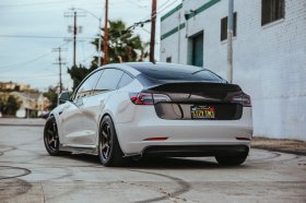 SEIBON Tesla Model 3 Carbon Fiber Rear Diffuser 2017 - 2023
